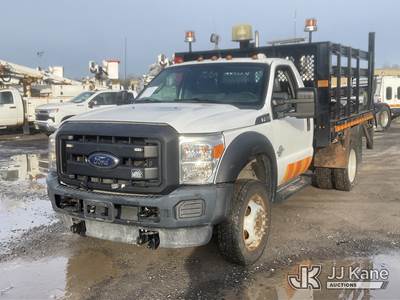 2016 Ford F550 4x4 Flatbed Truck