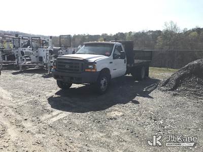 2000 Ford F550 Flatbed Truck