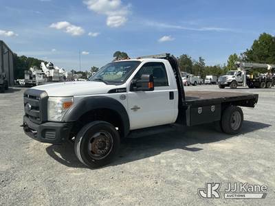 2016 Ford F550 4x4 Flatbed Truck