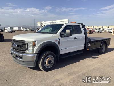 2021 Ford F-550 Extended-Cab Flatbed Truck