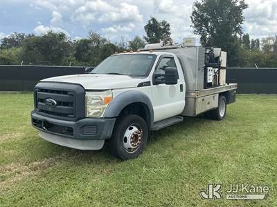 2012 Ford F-550 Regular Cab DRW Flatbed Truck