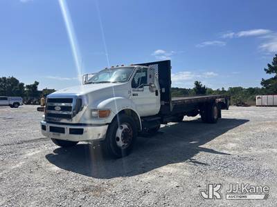 2008 Ford F650 Flatbed Truck