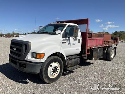 Ford F-750 Flatbed Truck