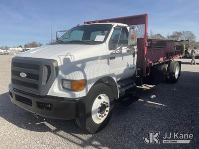 2008 Ford F-750 Flatbed Truck