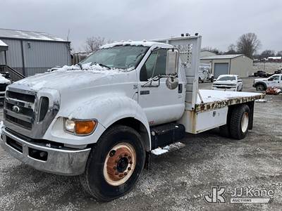 2008 Ford F-750 Flatbed Truck