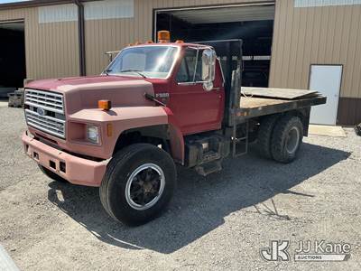 1987 Ford F8000 Flatbed Truck