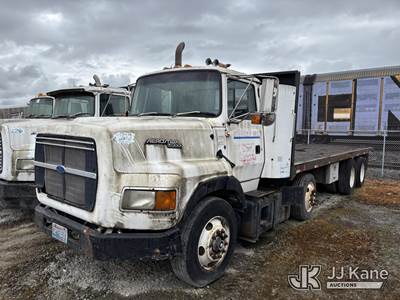 1994 Ford L9000 T/A Flatbed Truck