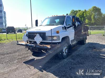 2008 GMC C5500 4x4 Flatbed Truck