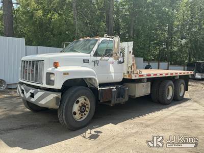 1998 GMC C8500 T/A Flatbed Truck