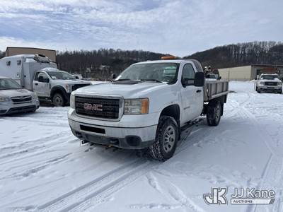2012 GMC Sierra 3500HD 4x4 Flatbed Truck