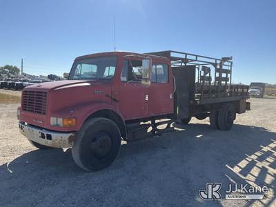 2001 International 4700 Flatbed/Utility Truck