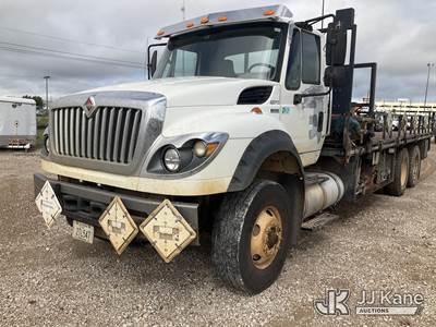 2014 International WorkStar 7600 Flatbed/Utility Truck