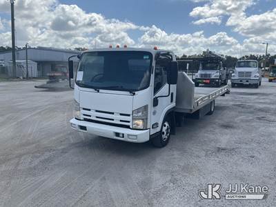 Isuzu NPR Flatbed Truck