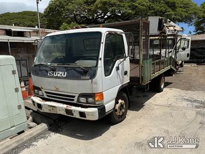 2001 Isuzu NPR Flatbed Truck