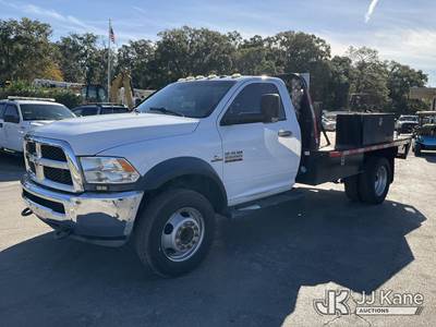 2017 RAM 5500 4x4 Flatbed Truck