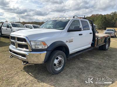 2016 RAM 5500 4x4 Crew-Cab Flatbed Truck