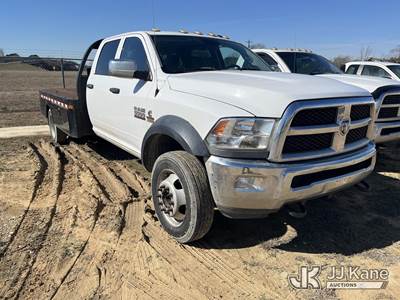 2017 RAM 5500 Crew-Cab Flatbed Truck