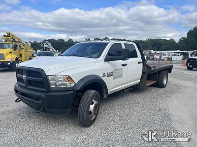 2018 RAM 5500 Crew-Cab Flatbed Truck