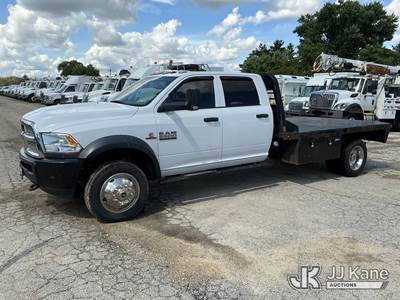 2018 RAM 5500 Crew-Cab Flatbed Truck