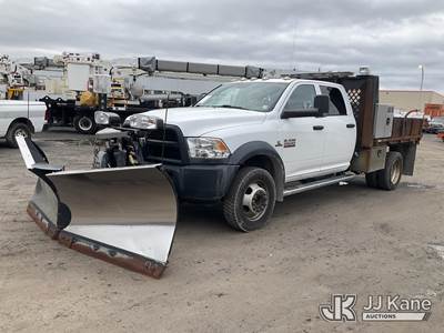 2018 Ram 5500 4x4 Crew-Cab Flatbed Truck