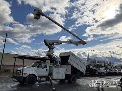 Altec LR760E70, 75 ft, Over-Center Elevator Bucket Truck