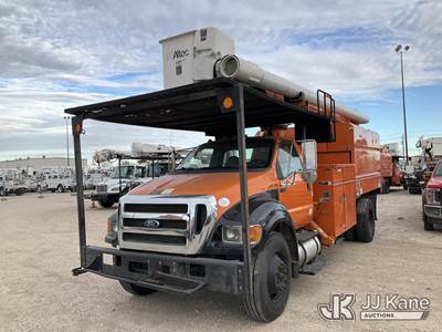 Altec LR7-60E70, 75 ft, Over-Center Elevator Bucket Truck