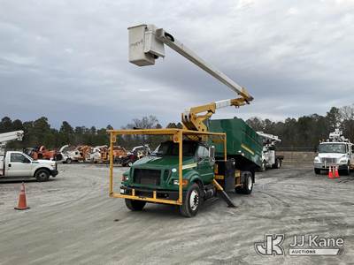 Terex XT60, 65 ft, Over-Center Bucket Truck