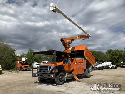 Altec LR760-E70, 75 ft, Over-Center Elevator Bucket Truck