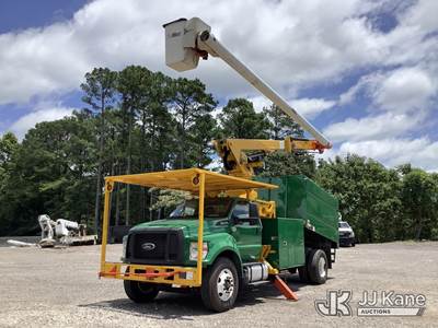 Altec LR7-60E70, 75 ft, Over-Center Elevator Bucket Truck