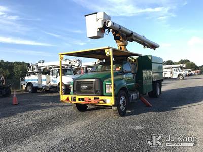 Altec LR7-60E70, 75 ft, Over-Center Elevator Bucket Truck
