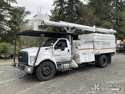 Altec LR8-60E70, 75 ft, Over-Center Elevator Bucket Truck