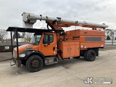Altec LRV60/E70, 75 ft, Over-Center Elevator Bucket Truck