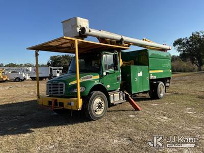 Altec LR7-60E70, 75 ft, Over-Center Elevator Bucket Truck