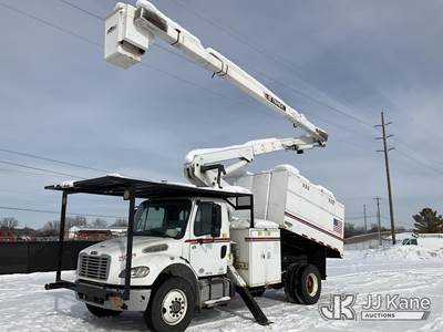 Terex XT55, 60 ft, Over-Center Bucket Truck