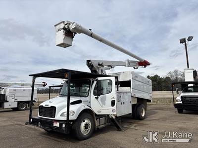 Altec LRV-60E70, 75 ft, Over-Center Elevator Bucket Truck