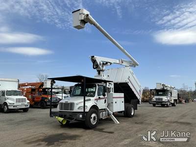 Altec LR760-E70, 75 ft, Over-Center Elevator Bucket Truck