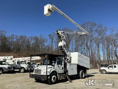 Altec LRV60-E70, 75 ft, Over-Center Elevator Bucket Truck