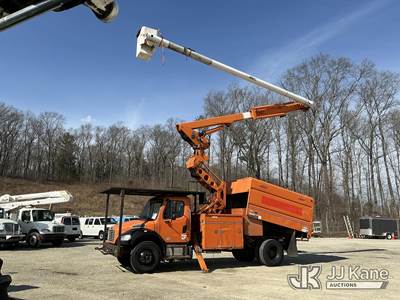Altec LR760-E70, 75 ft, Over-Center Elevator Bucket Truck