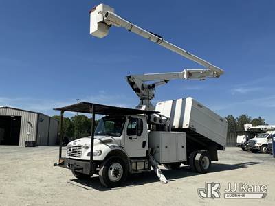 Altec LRV60-E70, 75 ft, Over-Center Elevator Bucket Truck