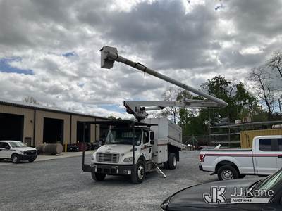 Altec LR760-E70, 75 ft, Over-Center Elevator Bucket Truck