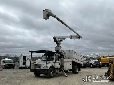 Altec LR760-E70, 75 ft, Over-Center Elevator Bucket Truck