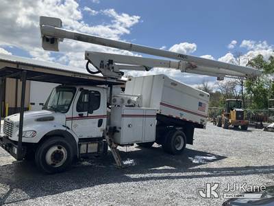 Altec LR760-E70, 75 ft, Over-Center Elevator Bucket Truck