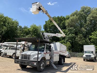 Altec LRV60-E70, 75 ft, Over-Center Elevator Bucket Truck