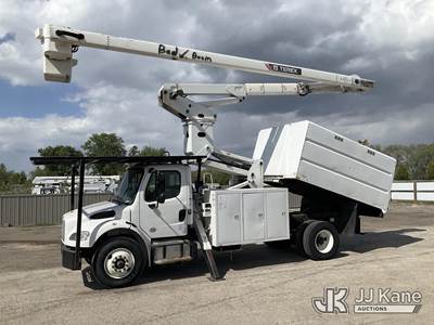 Terex XT PRO 60/70, 75 ft, Over-Center Elevator Bucket Truck