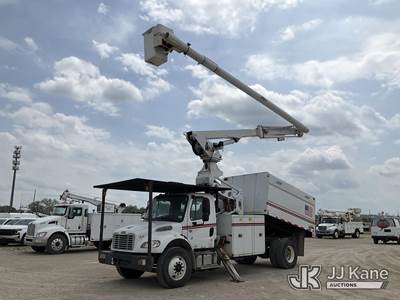 Altec LR760-E70, 75 ft, Over-Center Elevator Bucket Truck