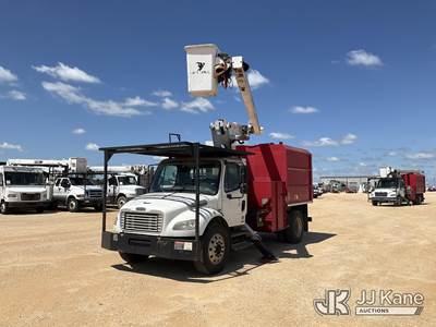 Lift-All LSS-55-1S, 60 ft, Over-Center Bucket Truck