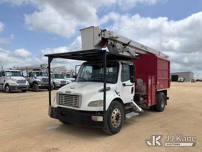 Lift-All LSS-55-1S, 60 ft, Over-Center Bucket Truck