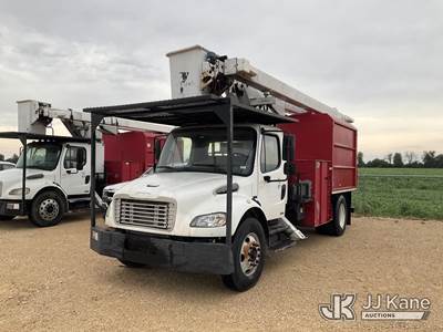 Lift-All LSS-55-1S, 60 ft, Over-Center Bucket Truck