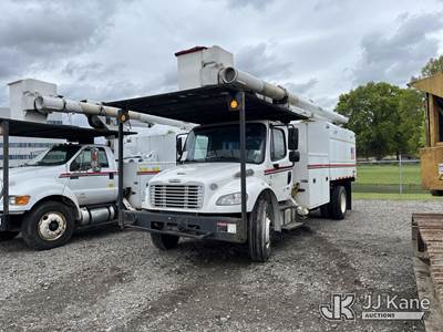 Altec LR760-E70, 75 ft, Over-Center Elevator Bucket Truck