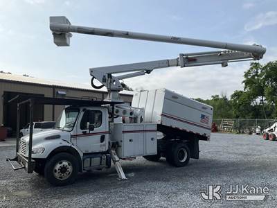 Altec LR760-E70, 75 ft, Over-Center Elevator Bucket Truck